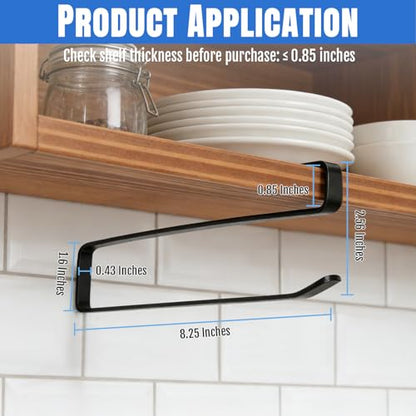 2 Pack Tumbler Lid Organizer, No Adhesive or Drilling, Kitchen Space Saver | Versatile Cup & Water Bottle Lid Holder, Under Cabinet Storage, Black - style: 2 Pack, Black
