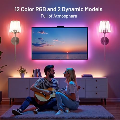 Crystal Battery Operated Wall Sconces Set of 2, Brown Rechargeable Wireless Wall Lights with Crystal Lampshade, 12 RGB and 3CCT Dimmable Wall Lamps with Remote for Bedroom Living Room Hallway - color: Brown