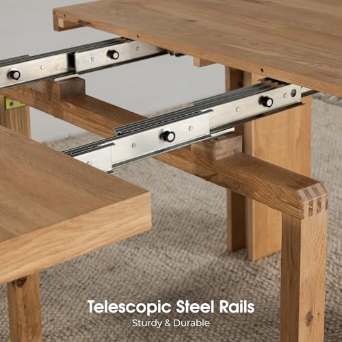 Transformer Table Solid Wood Extendable Dining Table, Natural | Expandable Dining Room Table, Space-Saving Furniture, Kitchen and Dining Room Furniture, Table + Bench + Coffee Table - color: Natural, size: Table + Bench + Coffee Table