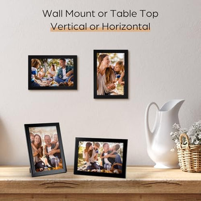 Giftgarden 4x6 Picture Frame Set of 18, Lightweight 4 by 6 Frames Bulk for Gallery Wall Photo Hanging and Tabletop Display, Black - color: Black*18, size: 4x6