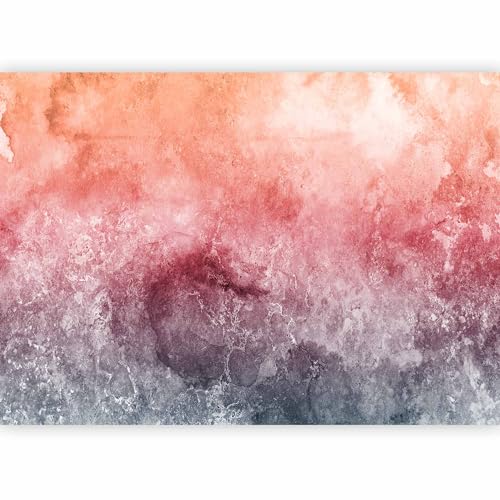 Wall Mural Abstract 77x55 in - Peel and Stick Self-Adhesive Wallpaper Removable Large Sticker Foil Wall Decor Print Picture Image Design Watercolor Faux Concrete Pink f-A-0913-a-a - color: #25, size: 77"Wx55"H Self-Adhesive
