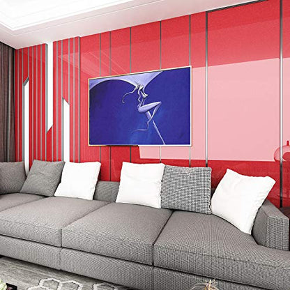 Livelynine Red Contact Paper Self Adhesive Wall Paper Decorations Peel and Stick Wallpaper Kitchen Cabinets Countertops Appliances Glossy Red Vinyl Wrap Removable Waterproof Shelf Liners 15.8x78.8 - size: 15.8"W x 78.8"L
