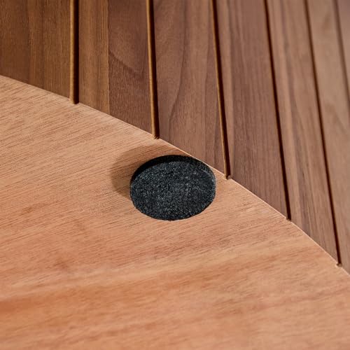 31.5” Modern Round Coffee Table, Circular Wood Center Table with Storage, MDF Accent Dinning Table for Living Room, Apartment,Office,Courtyard, No Assembly.(Walnut) - color: Walnut-e