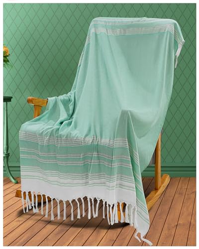 Sage Green Throw Blanket Bedroom Decoration Living Room Accessories Sofa Couch Cover Chair Apartment Essential Home Finds Aesthetic Magnolia Spring Woodland Nursery Forest Nature Life Nursery Decor - color: Green, size: Extra Large 50''x68''