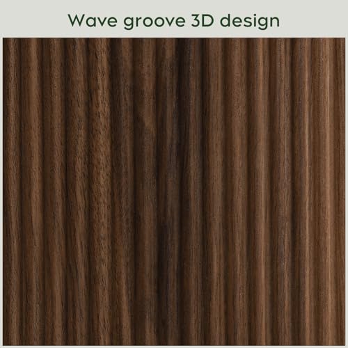 31.5" Round Coffee Table with Storage,Fluted Lift Top Center Table, Midcentury Modern Flip-top Curved Table for Living Room,Walnut