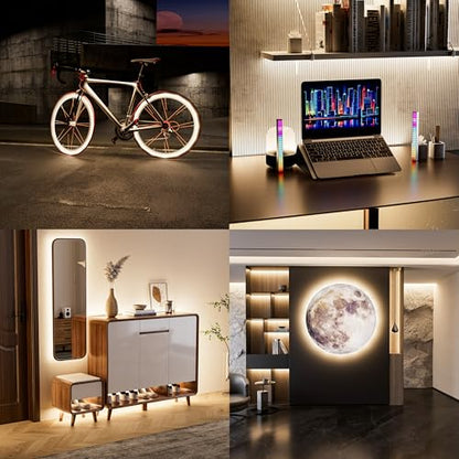 PAUTIX 5V USB COB LED Strip Lights Dimmable LED Lights 4000K Natural White with RF Remote,1200lm,Dotless Flexible Tape Light for Under Cabinet,Bedroom,TV Backlight,Kitchen,Shelf,Mirror Lighting 6.56ft - color: 4000K