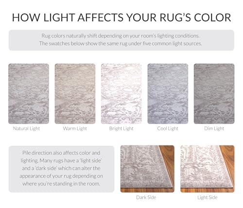 SAFAVIEH Reflection Collection Runner Rug - 2'3" x 10', Beige & Cream, Non-Shedding & Easy Cleaning, Ideal for Living Room, Bedroom (RFT665A) - color: Beige/Cream, size: 2'3" x 10' (Runner)