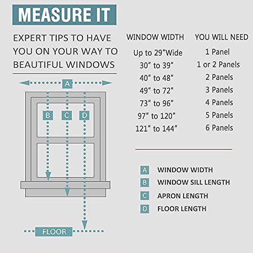 H.VERSAILTEX Blackout Curtain for Living Room Small Window Kitchen Blackout Curtains 45 inch Length Energy Saving Solid Grommet Blackout Drape, One Panel, Chocolate Brown, 52" W x 45" L - color: Chocolate Brown, size: 52"W x 45"L (Pack of 1)