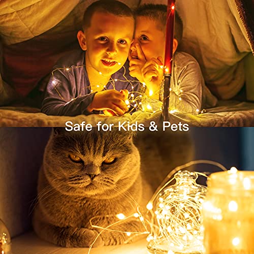 Christmas Twinkle Lights, 72 Ft 200 LED Twinkle String Lights, Fairy Light with Plug in, Copper Wire String Lights for Bedroom Party Christmas Tree Warm White - color: Warm White-Twinkle, size: 1Pack - 200 LEDs