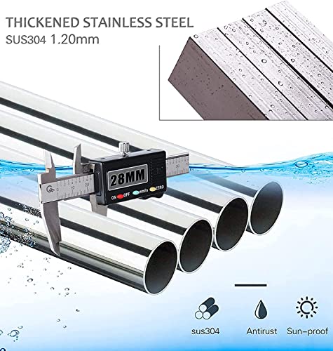 Drying Racks Clothing for Outdoor with 20 Windproof Hooks | Stainless steel Sturdy Lightweight Frame Foldable Portable Design for Indoor and Outdoor Sun Drying of Garments 81.55In - size: 81.55 inches