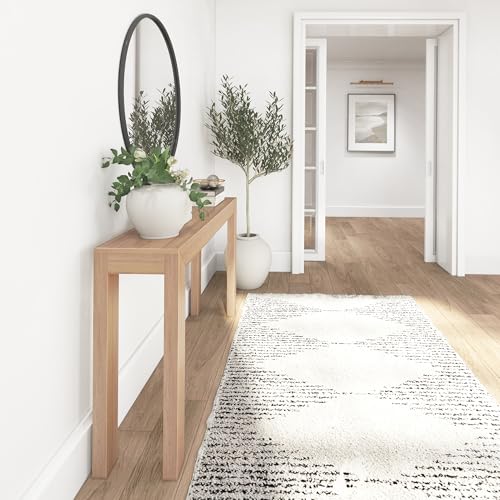 Plank+Beam Modern Console Table, 56 Inch, Blonde | Non-Toxic Finishes, Versatile Design, Modern Design, Easy Assembly, Modern Style, Quick Setup, Solid Wood - color: Blonde, size: 56 Inch