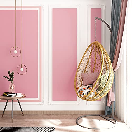VEELIKE 15.7''x118'' Pink Wallpaper Peel and Stick Self Adhesive Thicken Pink Contact Paper Waterproof Decorative Vinyl Film Roll for Walls Cabinet Dresser Shelf Drawer Liners Bedroom Children's Room - color: Pink, size: 15.7" x 118"