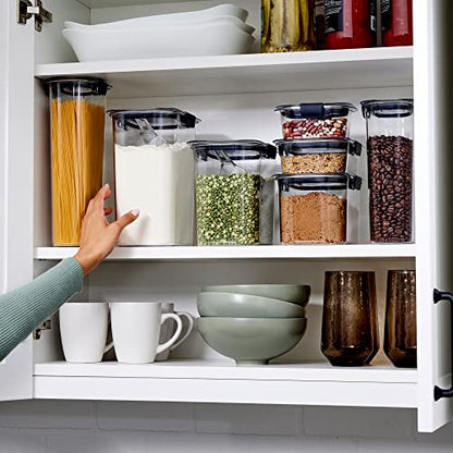 Rubbermaid Brilliance 14-Piece Food Storage Container Set with Scoops Airtight BPA-Free for Kitchen and Pantry Organization - size: Assorted Sizes (28-Piece)