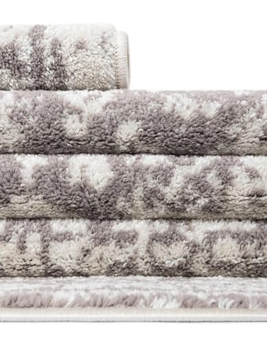Rugs.com - Arlington Collection Rug – 2' x 3' 1 White Traditional Rug – Distressed Medallion Design, Perfect for Entryways, Kitchens, and Bathrooms - color: White, size: 2' x 3' (Rectangular)
