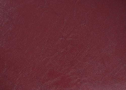 Convenience Concepts Designs4Comfort Round Accent Storage Ottoman in Burgundy Red Faux Leather Finish - color: Burgundy Faux Leather
