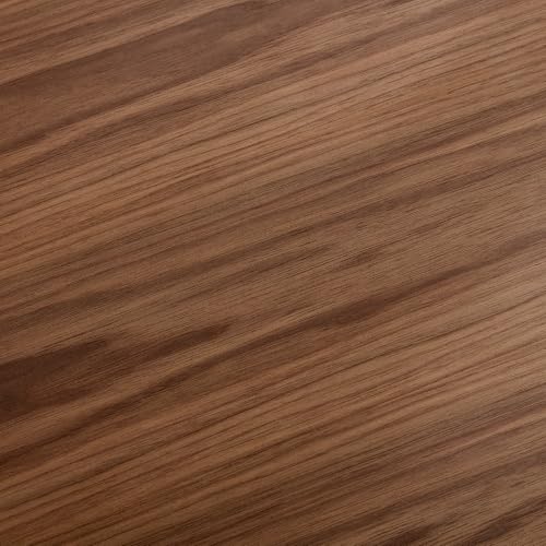 33.07" Round Coffee Table with Storage, 2 Tier Modern Wood Center Table with Drawer, 2 Tiers and 1 Drawer, Accent Table for Living Room, Apartment, Small Space.(Walnut) - color: Walnut-a