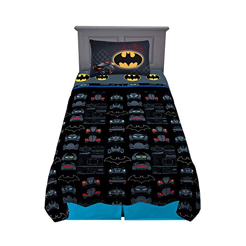 Franco Kids Bedding Super Soft Sheet Set, Twin, Batman - color: Batman, size: Twin