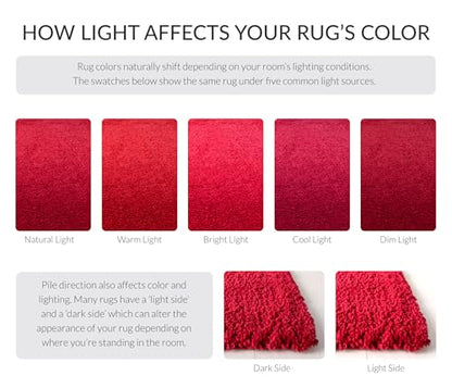 SAFAVIEH August Shag Collection Accent Rug - 2'3" x 4', Red, Solid Design, Non-Shedding & Easy Care, 1.2-inch Thick Ideal for High Traffic Areas in Entryway, Living Room, Bedroom (AUG900Q) - color: Red, size: 2'3" x 4' (Rectangular)