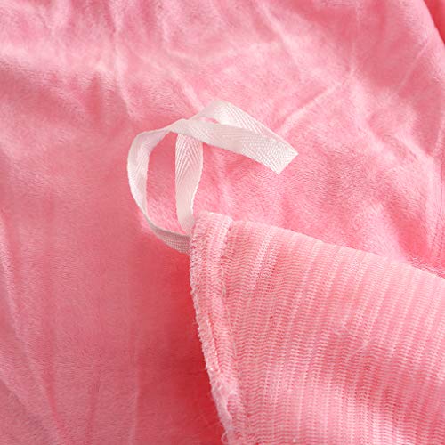 Faux Fur Velvet Fluffy Bedding Duvet Cover Set Down Comforter Quilt Cover with Pillow Sham, Ultra Soft Warm (Twin, Pink) - color: Pink, size: Twin