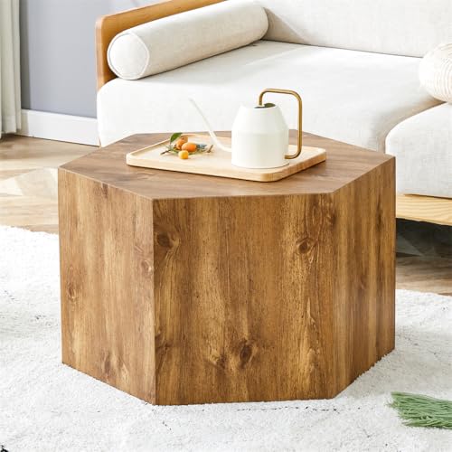 Side Table, End Table Living Room Table, Modern Side Table Sofa Couch Table, Bedside Table Nightstand for Small Spaces, Bedroom - color: 24'' Wood, size: 24'' Coffee Table