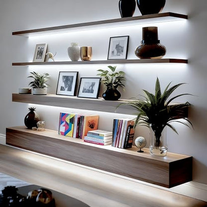 LED Strip Lights with Remote, 16.4ft 6500K Cuttable Dimmable Bright Daylight, White COB LED Strip Light for Mirror, Stair, Cabinet, Room - color: 6500K-Daylight White