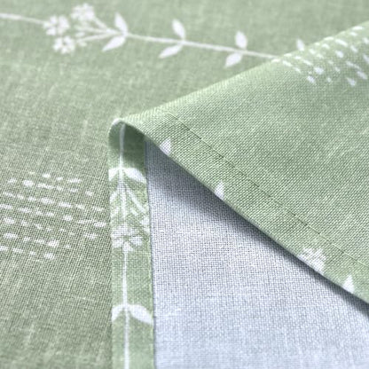 Lino Rosa Bathroom Curtains Window,Boho Sheer Linen Block Print Curtains for Shower Window,Sage Green - color: Sage, size: 24"W x 24"L (Pack of 2)