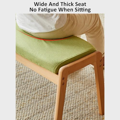 End of Bed Bench Dining Narrow Benches Seat with Armless Design and Short Height for End of Bed Indoor Living Room Bedroom Kitchen(44.09x12.6x16.93in) - size: 44.09x12.6x16.93in