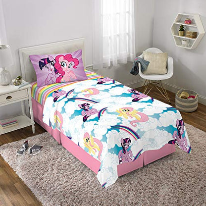 Franco Kids Bedding Super Soft Sheet Set, Twin, My Little Pony - color: My Little Pony, size: Twin