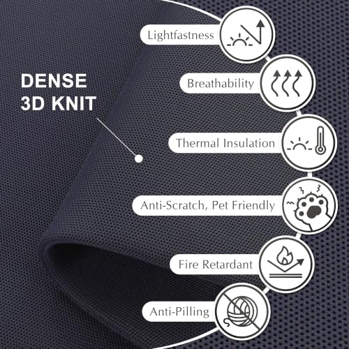 DECOLAB Desk Divider, Portable Table Privacy Panel 48"x18", Cobalt | Freestanding Desk Shield. For Office, Student, Classroom, Work from Home. No Drill. - color: Cobalt