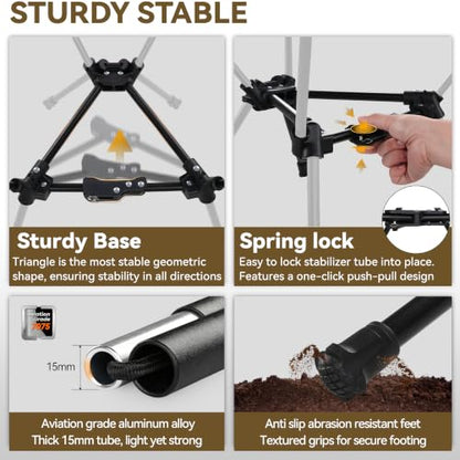 MARCHWAY Lightweight Folding Camping Chair with Spring Lock, Stable Compact Portable for Outdoor Camp, Travel, Beach, Picnic, Festival, Hiking, Backpacking (Lowback Camo) - color: Lowback Camo