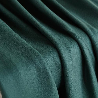 CAI TENG Blankets Throws Fleece Blanket Bulk Green Lightweight Warm Kids Blanket Soft Cozy Deco Christmas 50 x 60 Dog Blanket Bulk Fleece Fabric Blanket for Bed Sofa Couch Office Outdoor 6 Pack - color: Dark Green