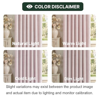 H.VERSAILTEX Pinch Pleated Full Blackout Curtains Diamond Textured Room Darkening Window Curtains 102 inch for Living Room Bedroom Black Out Pinch Pleat Drapes with Hooks 2 Panel, Light Pink - color: Light Pink, size: 40"W x 102"L (Pack of 2)