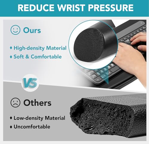 Keyboard Tray Under Desk with Storage Drawer, Height Adjustable Keyboard Tray Slide Out 360° Swivel Tilt, Ergonomic Under Desk Mount Keyboard & Mouse Holder for Gaming Home Office - size: 28” Length