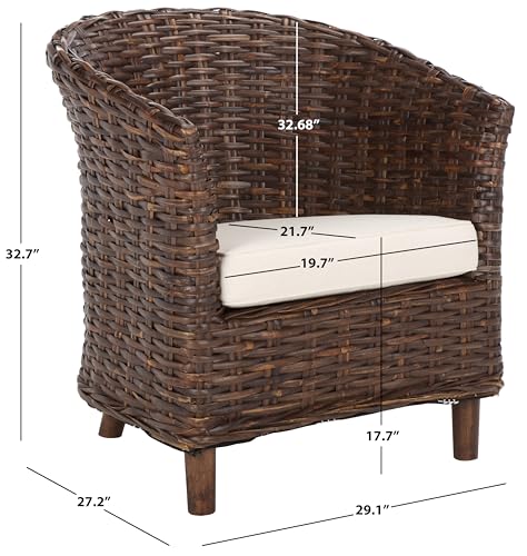 Safavieh Home Collection Omni Honey Barrel Chair - color: Brown