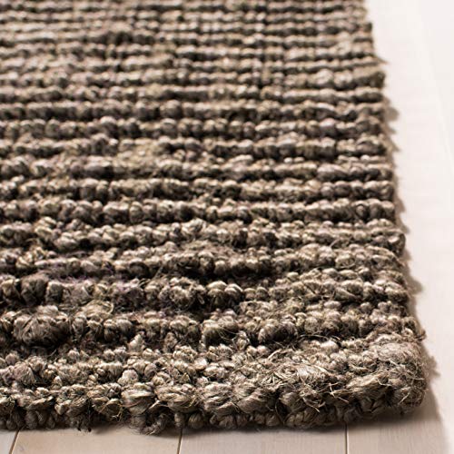 SAFAVIEH Area Rug 2x3 - Natural Fiber Collection - Brown, Handmade Jute, Farmhouse Style, Chunky Textured Thick Pile (NF447D) - color: Brown, size: 2' x 3' (Rectangular)
