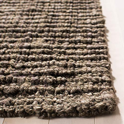 SAFAVIEH Area Rug 2x3 - Natural Fiber Collection - Brown, Handmade Jute, Farmhouse Style, Chunky Textured Thick Pile (NF447D) - color: Brown, size: 2' x 3' (Rectangular)