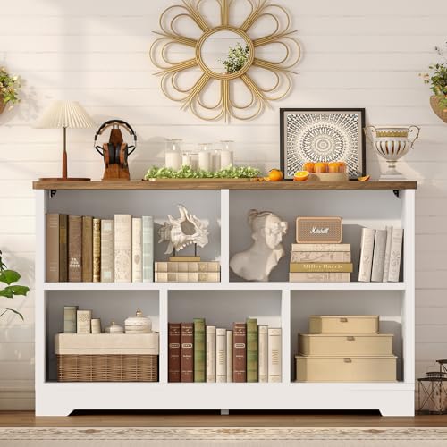 5 Cube Storage Organizer Bookshelf, Freestanding Open Cube Shelf/Storage, Book Shelf for Living Room, Home Office