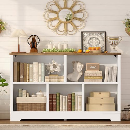5 Cube Storage Organizer Bookshelf, Freestanding Open Cube Shelf/Storage, Book Shelf for Living Room, Home Office