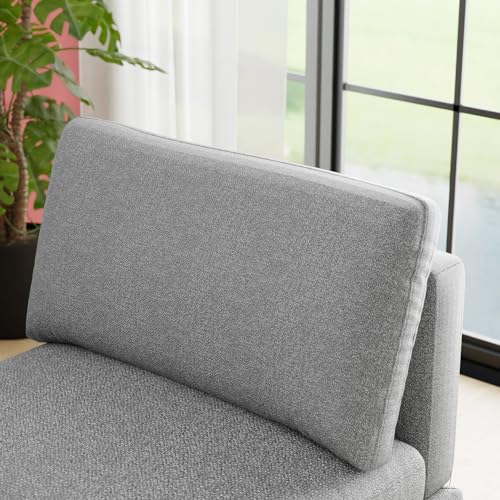 PayLessHere Single Sofa Couch Convertible Sofa 1-Seat Sofa Modular Sectional Sofa Couch for Living Room Bedroom Office,Gray