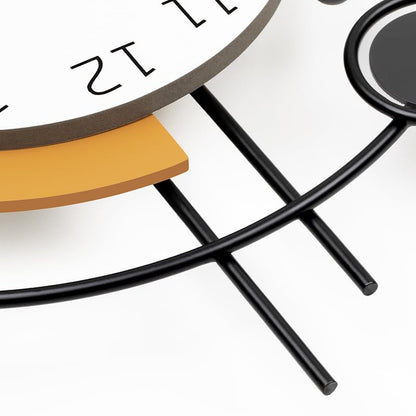 Large Wall Clock for Living Room Decor Modern Silent Analog Clock | Battery Operated Non Ticking for Bedroom Office Kitchen Classroom Bathroom Home Decorative Pendulum Unique Clock 13.8*23.6 in - size: 14x24 in
