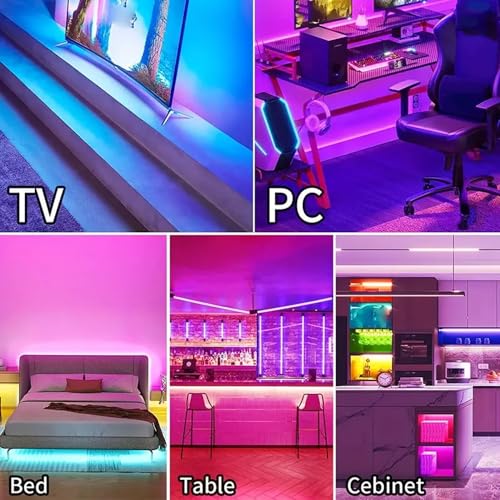 ZSLAIFU 5V RGB USB LED Light Strip, 3.28FT COB LED Strip Lights, RGB 5V LED Lights, Small LED Strip Light, TV Lights for TV Under Cabinet Kitchen Living Room Shelving or Displays (RGB, 3.28ft) - color: Multicolor, size: 3.28ft