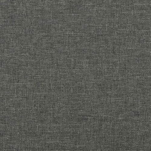 Queen Size Upholstered Bed Frame, Dark Gray Polyester Fabric Platform Bed with Sturdy Engineered Wood Slats, Modern Low Profile Bed Base, No Box Spring Needed - color: Dark Gray, size: Queen & 13.8"
