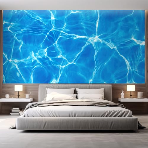 wall26 Wall Sticker/Wall Mural Blue Ocean Deep Sea, Not Peel and Stick, Non-Woven Wallpaper Decorative for Bedroom, Living Room, Office - 48x72 inches - color: Flower-1912-m09, size: 48"x72" Premium Non-woven