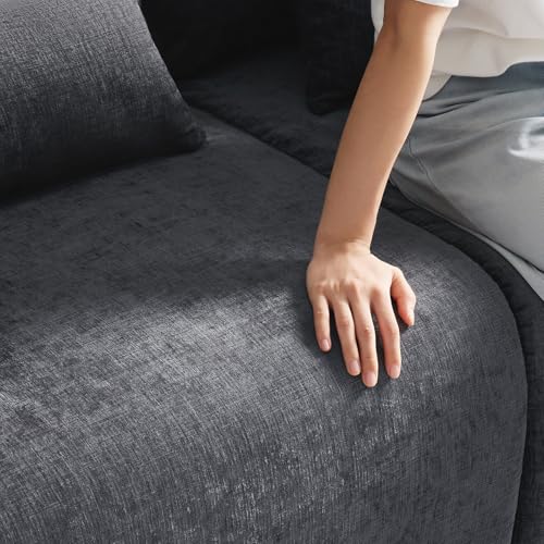 70” Loveseat Sofa, Grey Love Seat Couches for Living Room, 2 Seater Small Couch for Small Spaces, Bedroom, Office Sofas