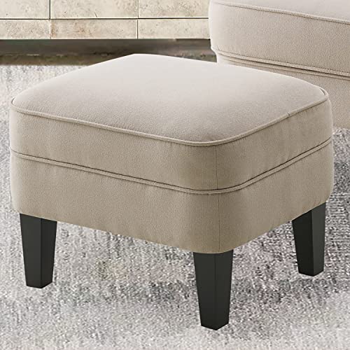 Rosevara Atlas Accent Chairs for Living Room & Bedroom, Velvet Beige - color: Velvet Beige