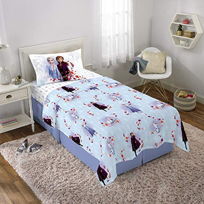 Franco Kids Bedding Super Soft Sheet Set, Twin, Disney Frozen 2 - color: Disney Frozen 2, size: Twin