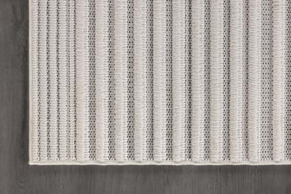 Modern Runner Rug 2x7 Luxury Swirl Curved Micro Loop Hallway Rugs Soft High-Low Pile Stain Resistant Easy to Clean Non-Shedding Durable Entryway Kitchen Indoor Area Carpet (White) - color: Curved / White, size: 2' x 7' (Rectangular)