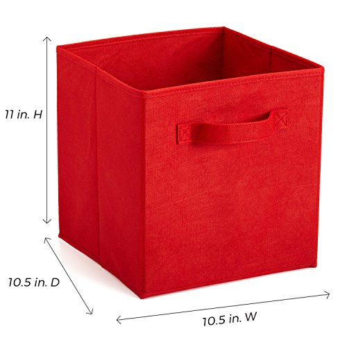 ClosetMaid 18656 Cubeicals Fabric Drawer, Red, 2-Pack - color: Red, size: 2-Pack, style: 2-Pack