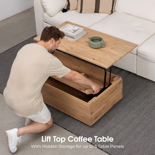 Transformer Table Solid Wood Extendable Dining Table, Natural | Expandable Dining Room Table, Space-Saving Furniture, Kitchen and Dining Room Furniture, Table + Bench + Coffee Table - color: Natural, size: Table + Bench + Coffee Table