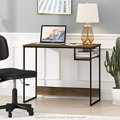 Furinno Moretti Lifestyle Study Desk, 35 Inches, Columbia Walnut - color: Columbia Walnut, size: 35 inches